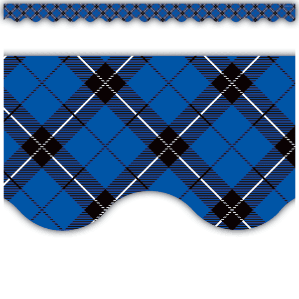 TCR 5659 Border Blue Plaid 5