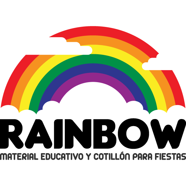 icon logo rainbow negro