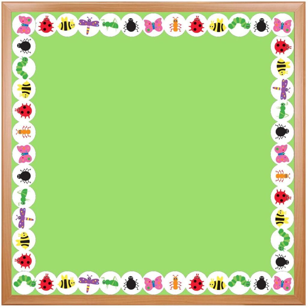 R Border Bugs H-33614 - Rainbow