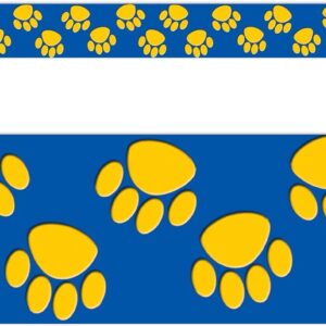 U Border Blue Paw TCR-4643